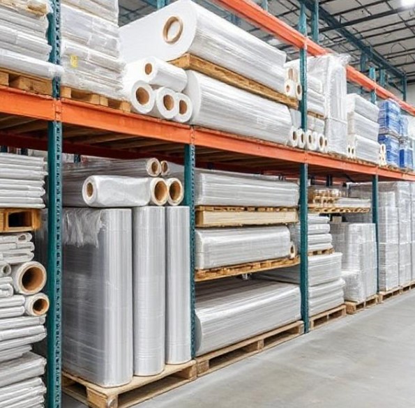 Quam ad reponunt et palpate Polyolefin Shrink film ad retinendam qualitatem